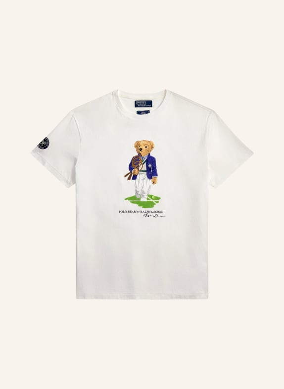 POLO RALPH LAUREN T-shirt WHITE / GREEN / DARK BLUE