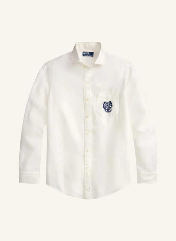 POLO RALPH LAUREN Leinenhemd Regular Fit WEISS