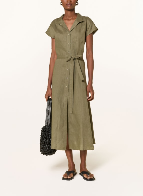 ANGOOR Robe en lin KAKI