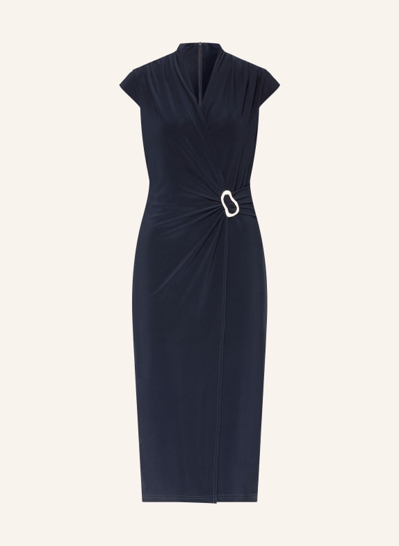 Joseph Ribkoff SIGNATURE Šaty s překříženým výstřihem TMAVĚ MODRÁ