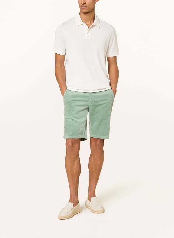 BRAX Pantaloni scurți din velur BALU CK Modern Fit MENTĂ