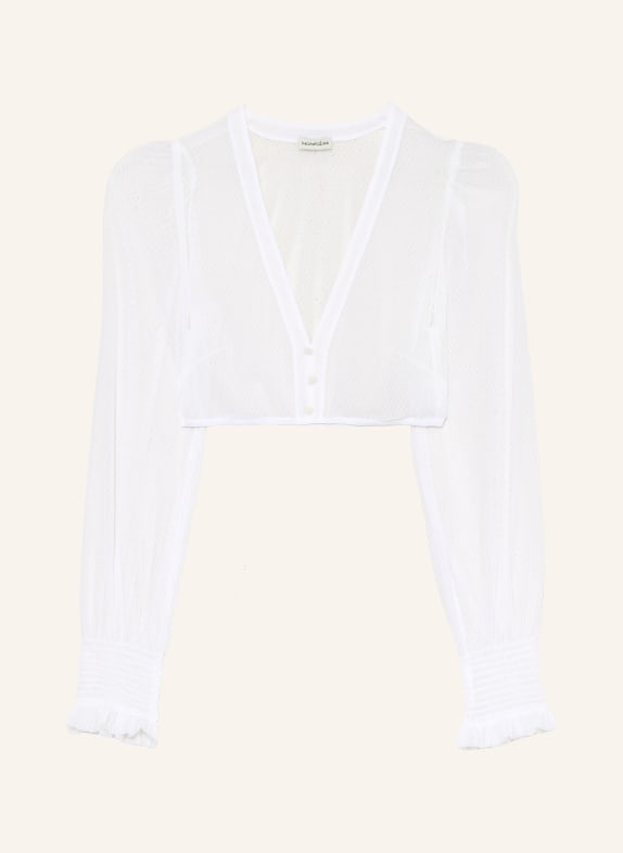 Heimatglück Tracht LINA Lace Dirndl Blouse WHITE