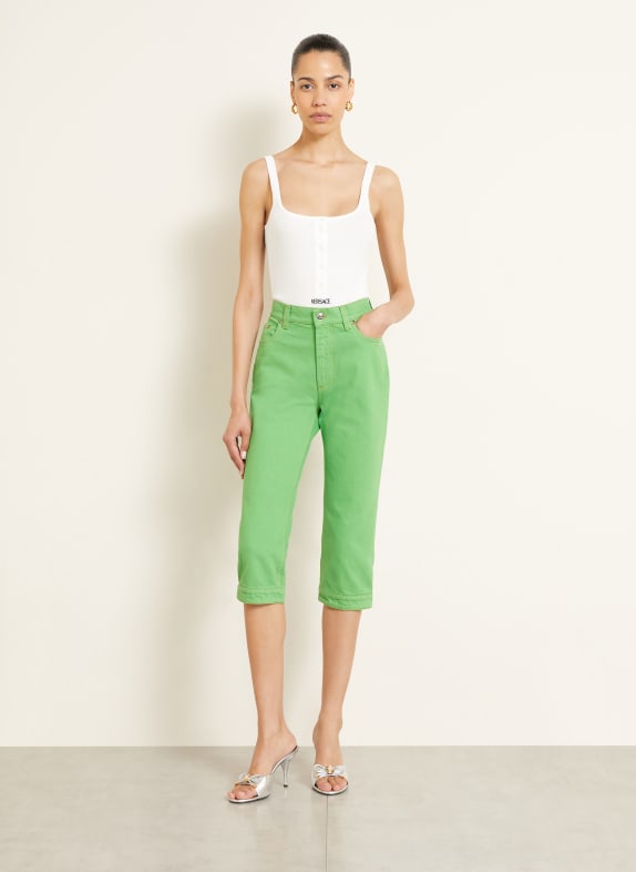 VERSACE 3/4-Jeans 1DB00 PALE GREEN