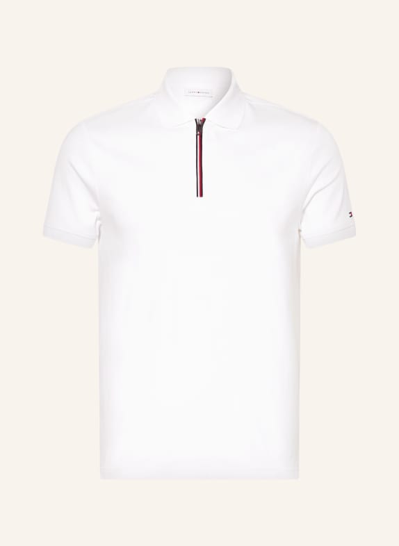 TOMMY HILFIGER Jersey-Poloshirt WEISS