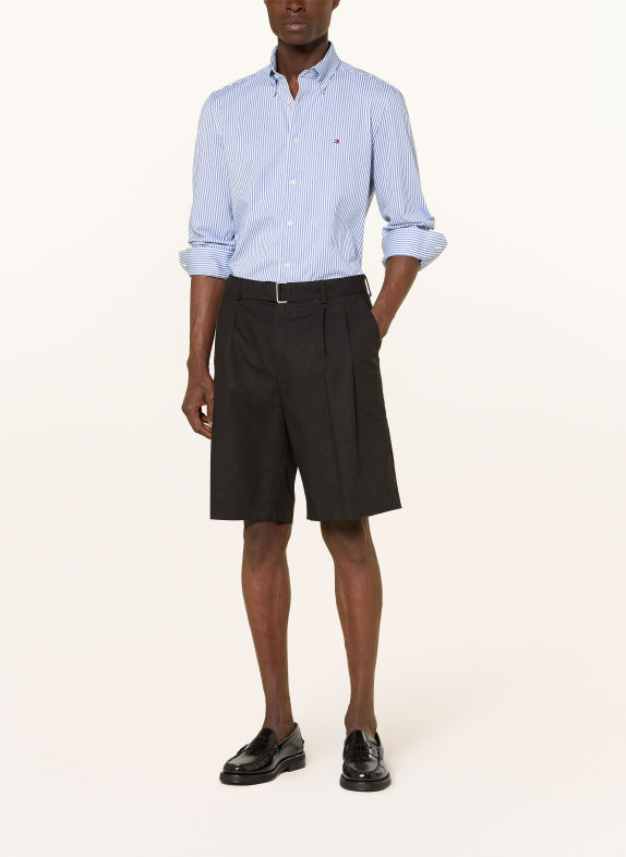 TOMMY HILFIGER Shorts RIVER 10" Relaxed Fit i linne SVART