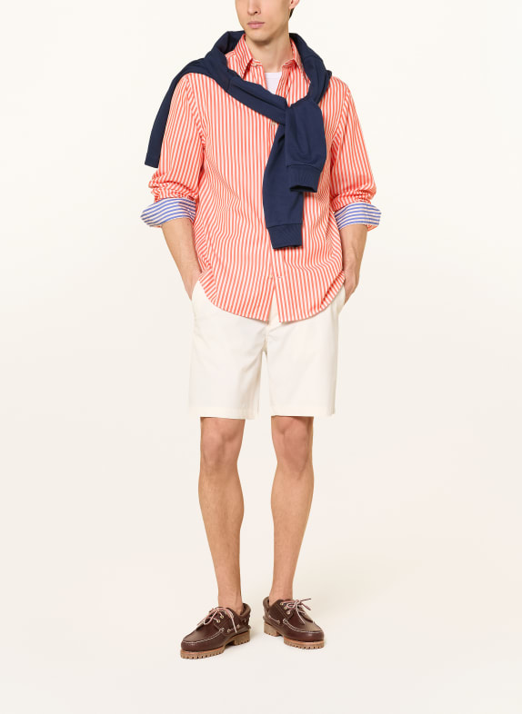 TOMMY HILFIGER Overhemd Comfort Fit ORANJE / WIT