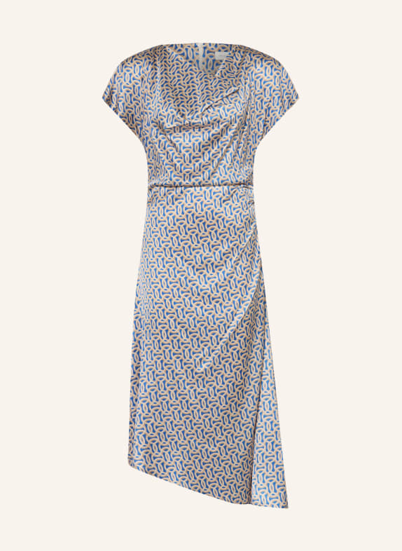 dea kudibal JACINTADEA Silk Dress BLUE / CAMEL / BEIGE