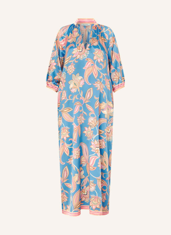 dea kudibal Seidenkleid SABRINADEA mit 3/4-Arm HELLBLAU / ROSA / BEIGE