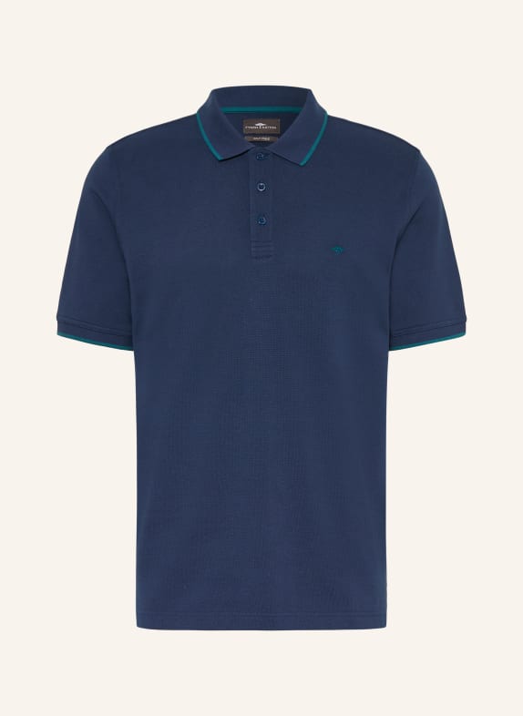 FYNCH-HATTON Picqué-Poloshirt Regular Fit DUNKELBLAU / PETROL