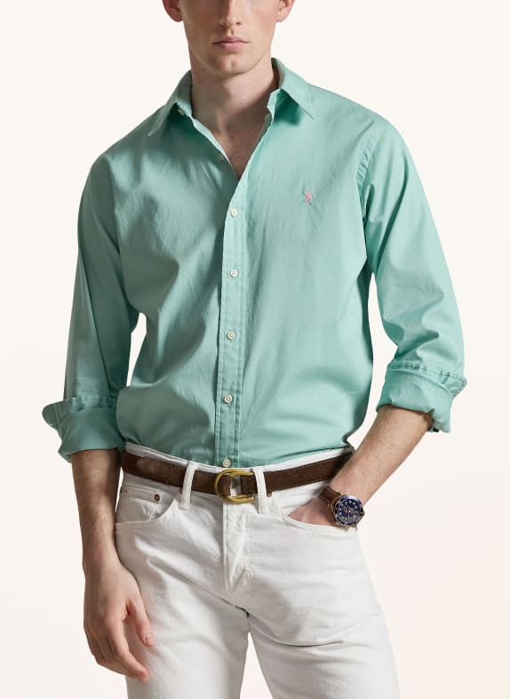 POLO RALPH LAUREN Custom Fit Shirt TURQUOISE