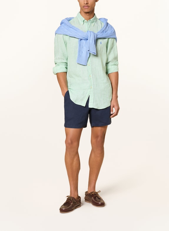 POLO RALPH LAUREN Leinenshorts DUNKELBLAU