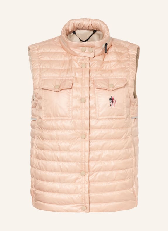 MONCLER GRENOBLE Vesta s prošíváním GUMIANE TMAVĚ ORANŽOVÁ