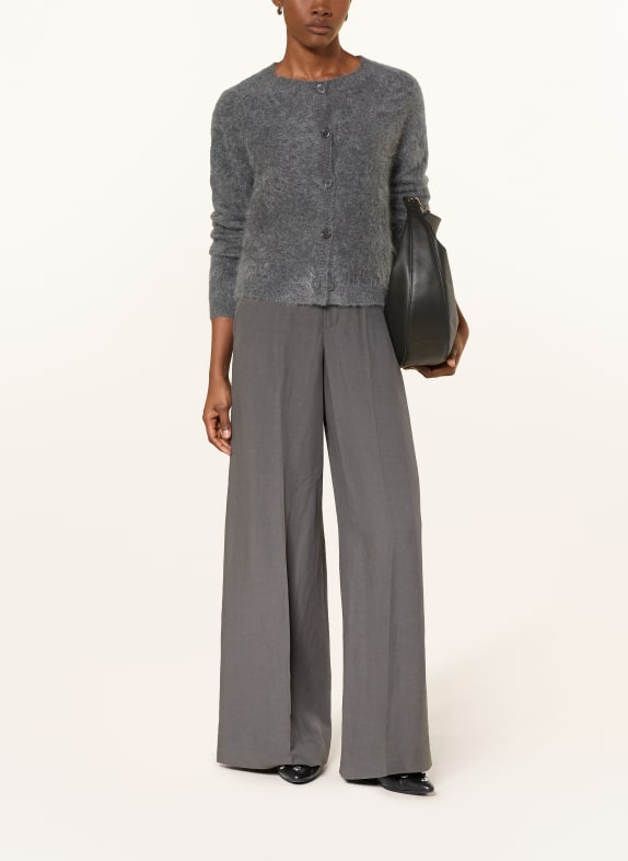 darling harbour Strickjacke aus Cashmere DARK GREY MELANGE