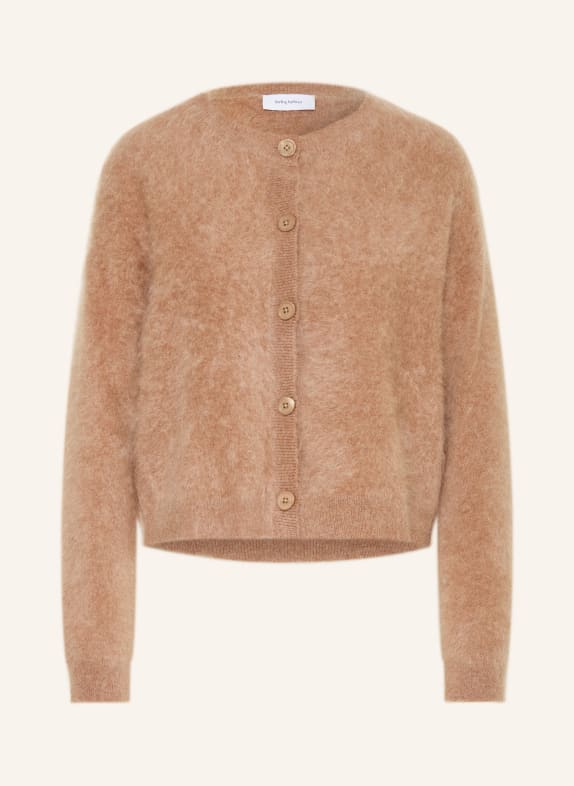 darling harbour Cashmere cardigan DARK CAMEL
