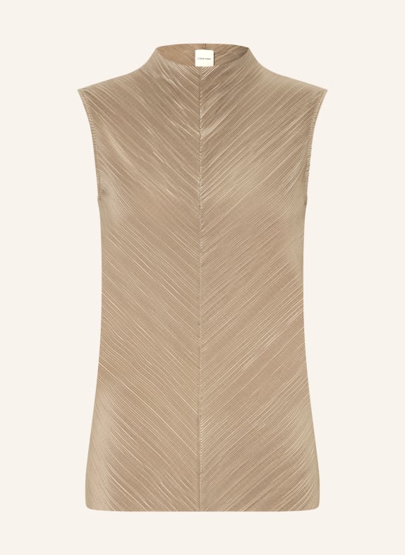 Calvin Klein Blůzkový top ŠEDÁ