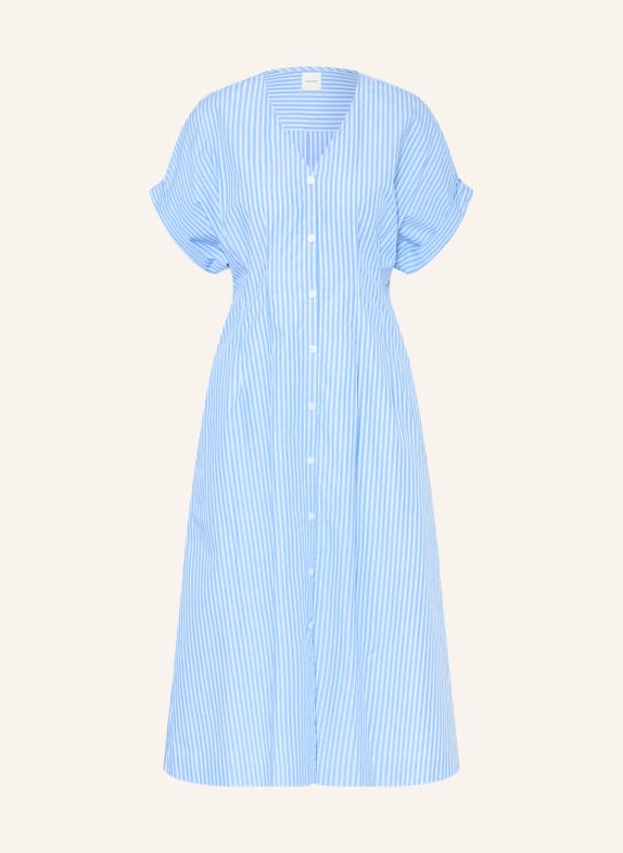 Calvin Klein Šaty MODRÁ / BÍLÁ