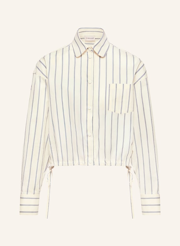 MONCLER Hemdbluse BEIGE / BLAU
