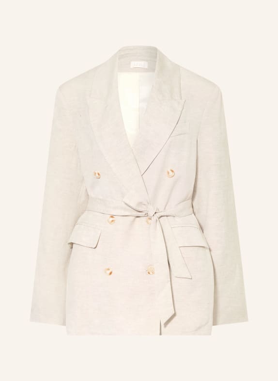 LEZU Blazer LIA mit Leinen ECRU