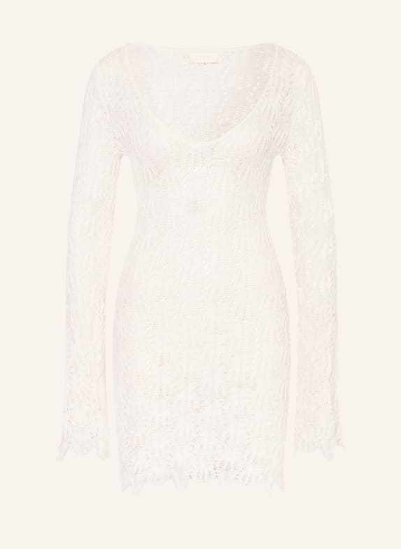 LEZU Pletené šaty MAJA BÍLÁ