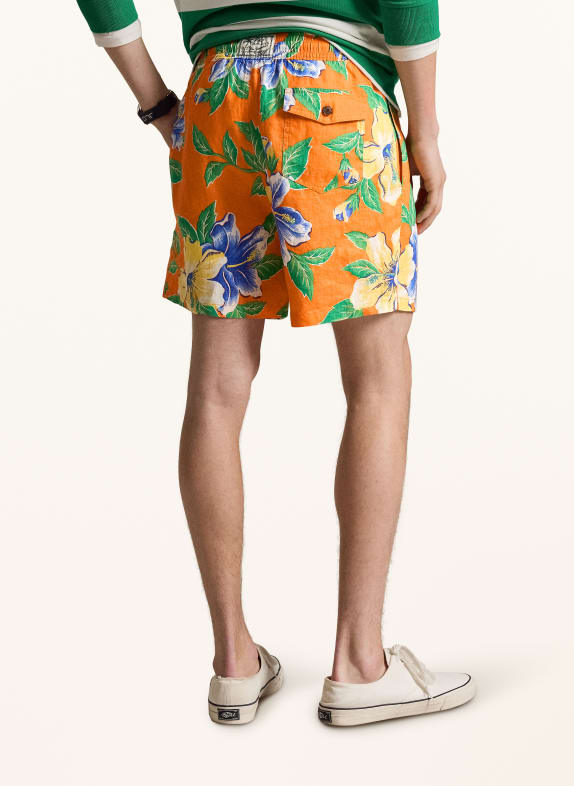 POLO RALPH LAUREN Swim shorts ORANGE / GREEN / BLUE