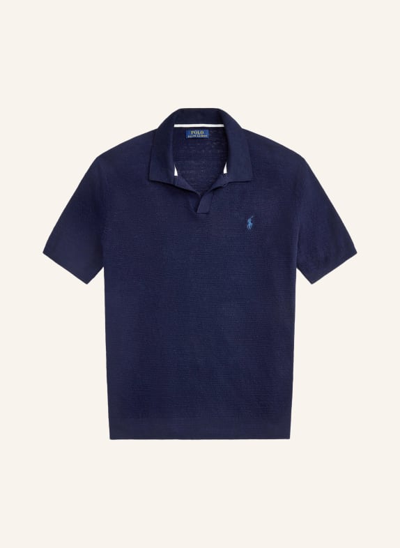 POLO RALPH LAUREN Polo en maille BLEU FONCÉ