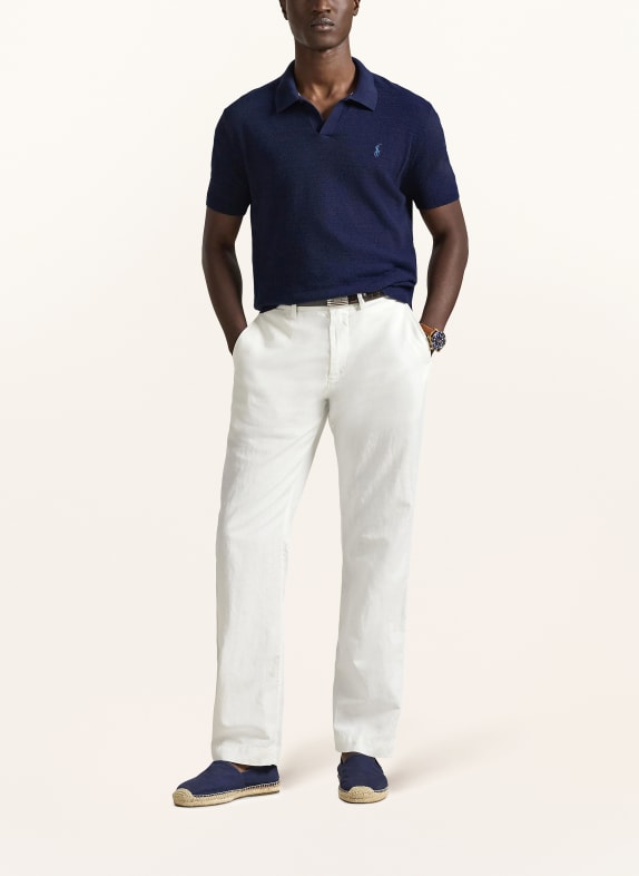 POLO RALPH LAUREN Dzianinowa koszulka polo GRANATOWY