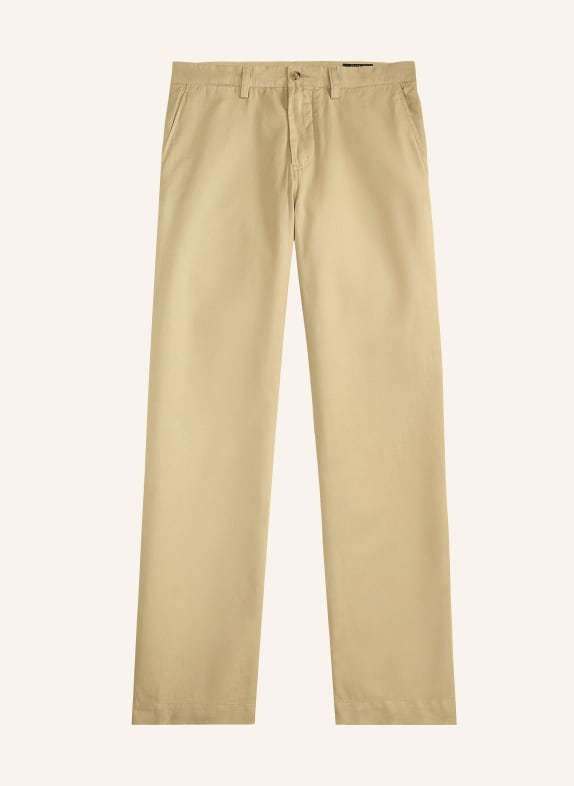 POLO RALPH LAUREN Chino Classic Fit mit Leinen CAMEL