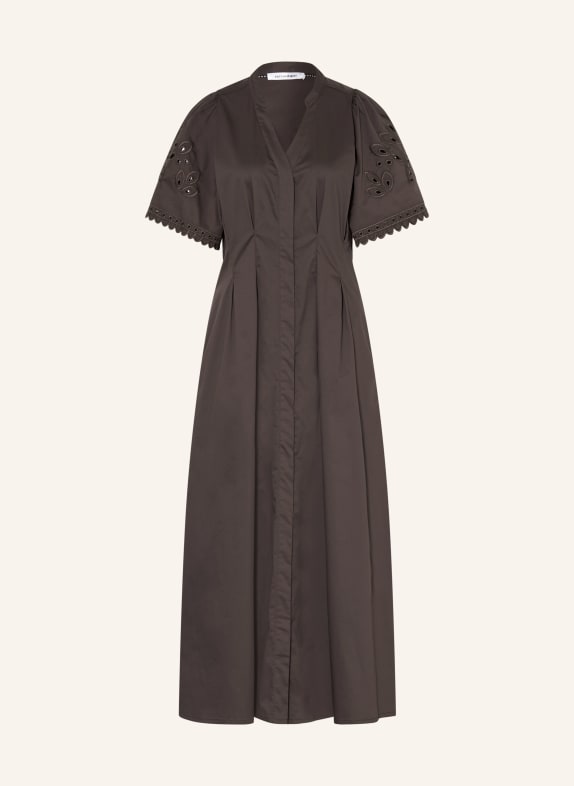 co'couture šaty TMAVĚ HNĚDÁ