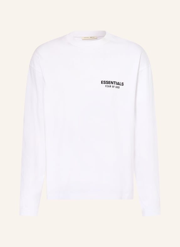 ESSENTIALS - FEAR OF GOD Longsleeve WEISS