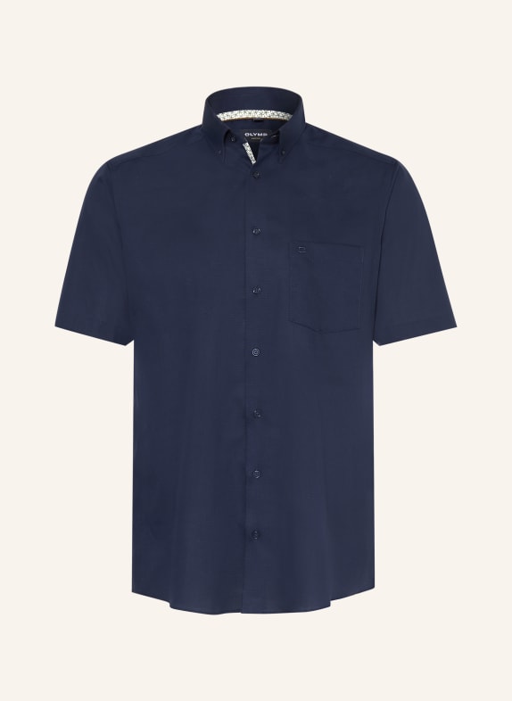 OLYMP Kurzarm-Hemd Luxor modern fit DUNKELBLAU