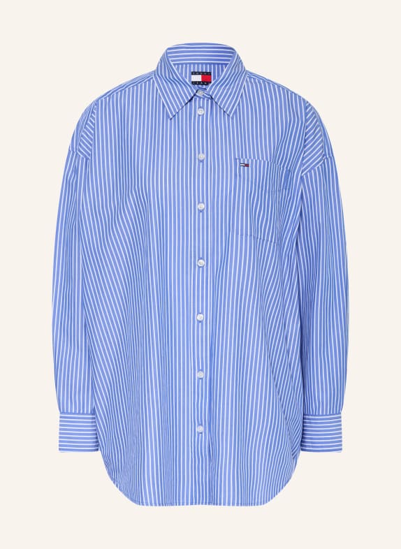 TOMMY JEANS Chemisier BLEU / BLANC