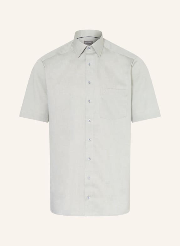 OLYMP Koszula z krótkim rękawem Luxor o kroju comfort fit JASNOZIELONY