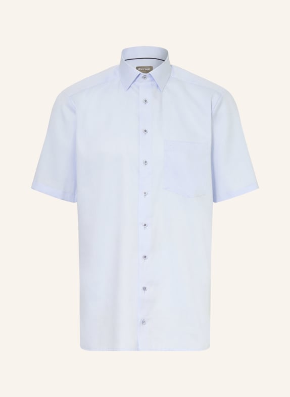 OLYMP Košile s krátkým rukávem Luxor, pohodlný střih TMAVĚ MODRÁ