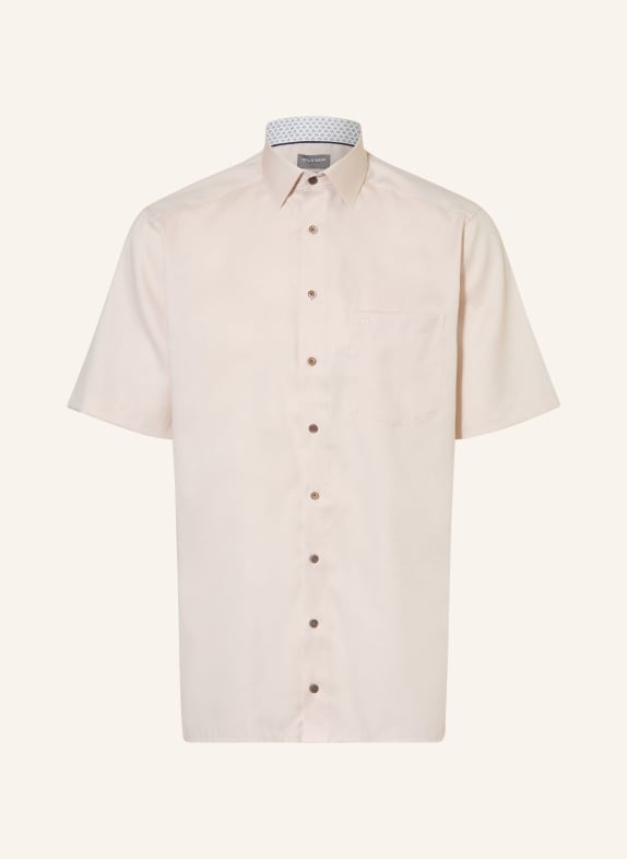 OLYMP Kurzarm-Hemd Luxor comfort fit BEIGE