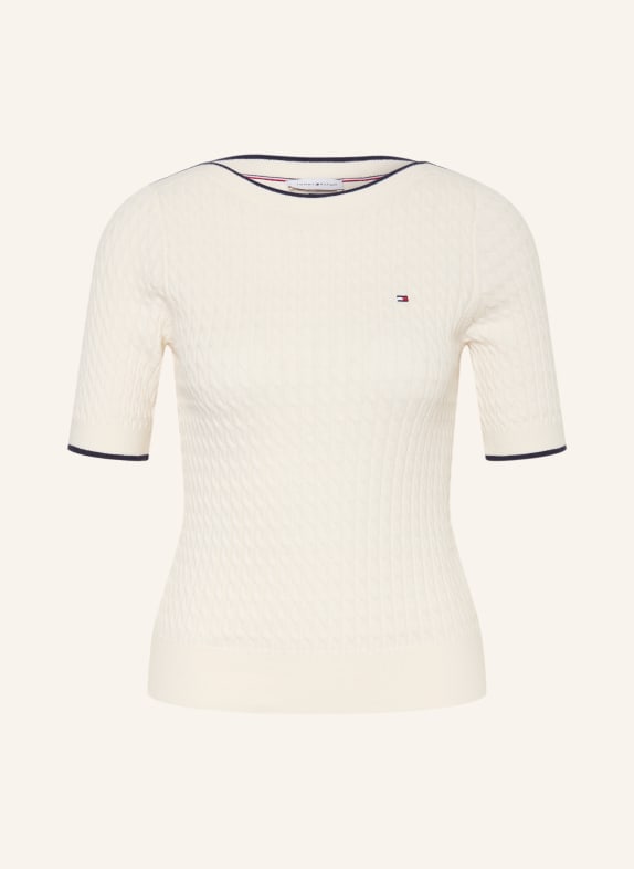 TOMMY HILFIGER Strickshirt ECRU