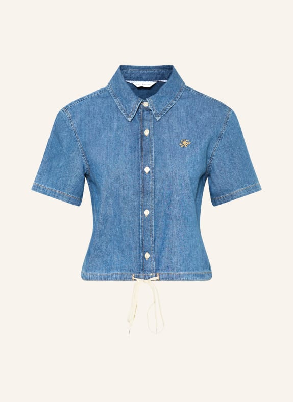 TOMMY HILFIGER Jeansbluse BLAU