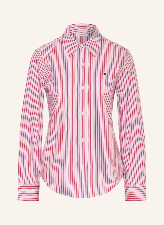 TOMMY HILFIGER Shirt PINK / RED / BLACK