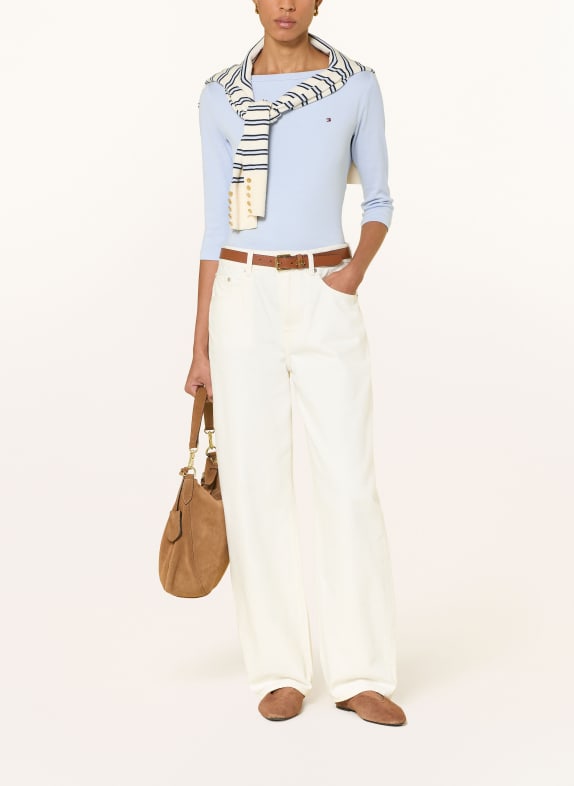 TOMMY HILFIGER Shirt met 3/4-mouwen LICHTBLAUW
