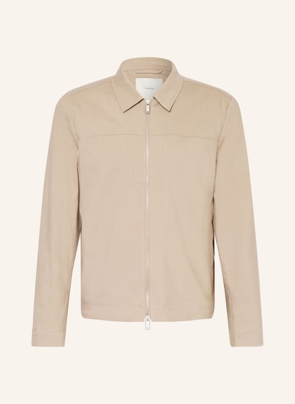 Calvin Klein Jacke mit Leinen GRAU