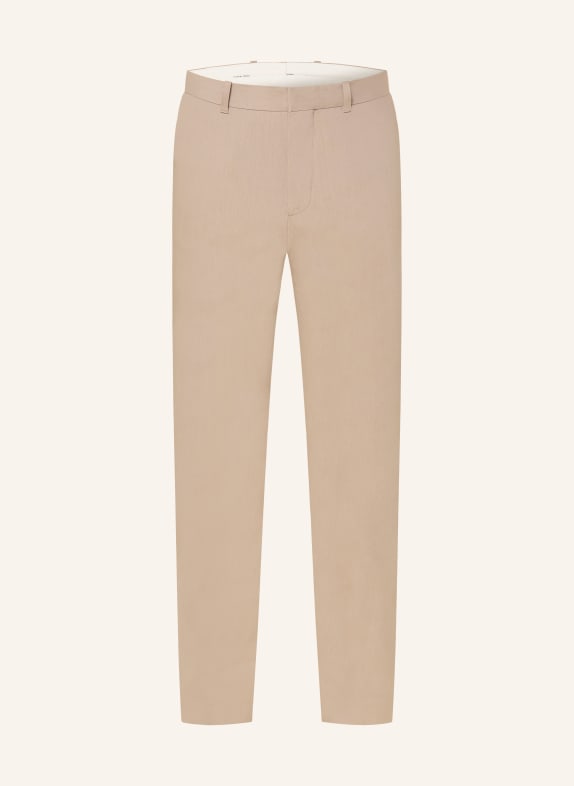 Calvin Klein Chino Slim Fit mit Leinen BEIGE