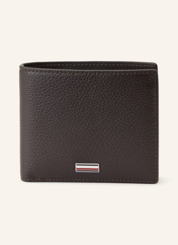 TOMMY HILFIGER Portemonnee MARRON FONCÉ