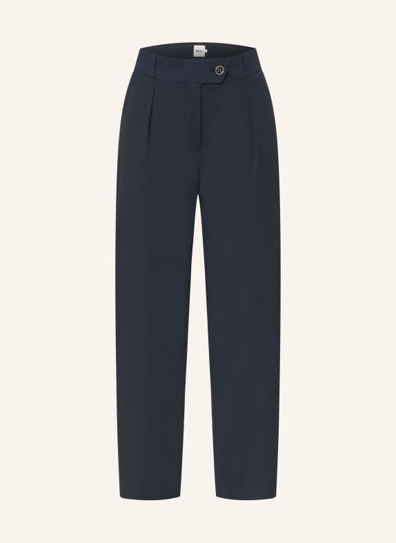 BRAX 7/8 kalhoty MEGAN TMAVĚ MODRÁ