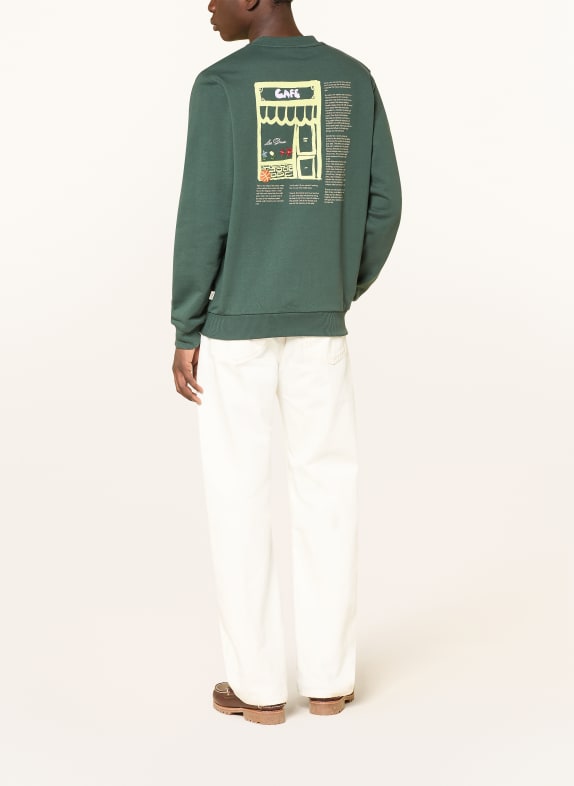 LES DEUX Sweatshirt CAFÉ DONKERGROEN
