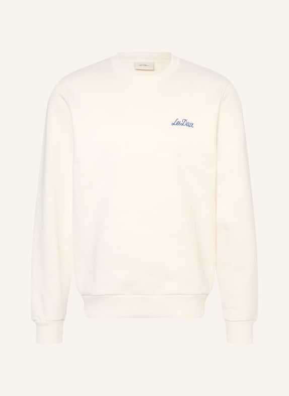 LES DEUX Sweatshirt BOUQUET ECRU / PINK / GRÜN
