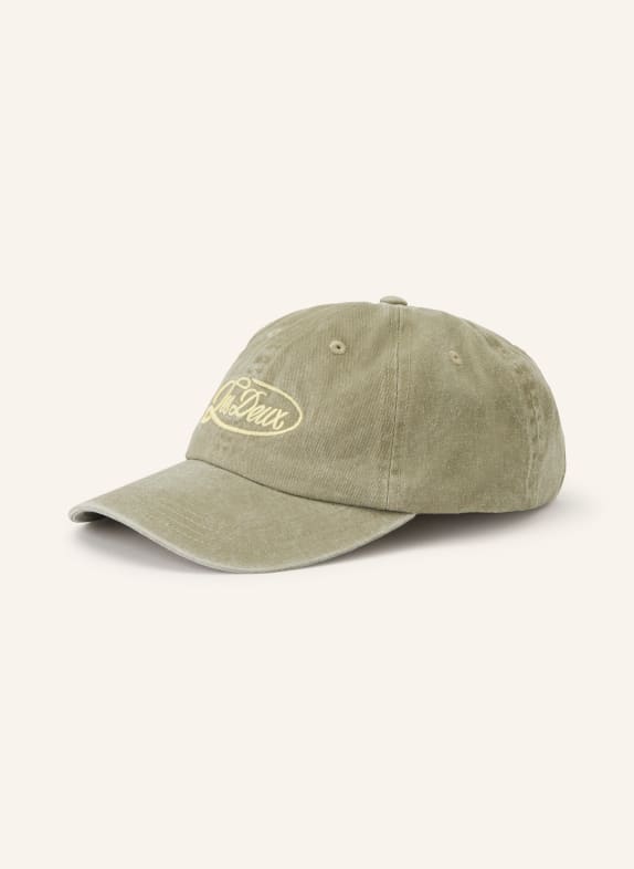 LES DEUX Cap OLIVE / LIGHT YELLOW