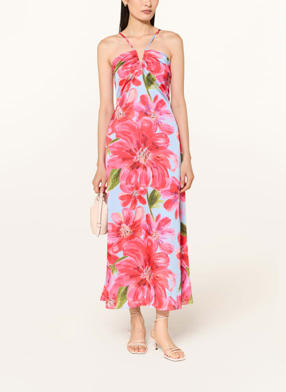 ADRIANNA PAPELL Robe ROSE FUCHSIA / BLEU CLAIR