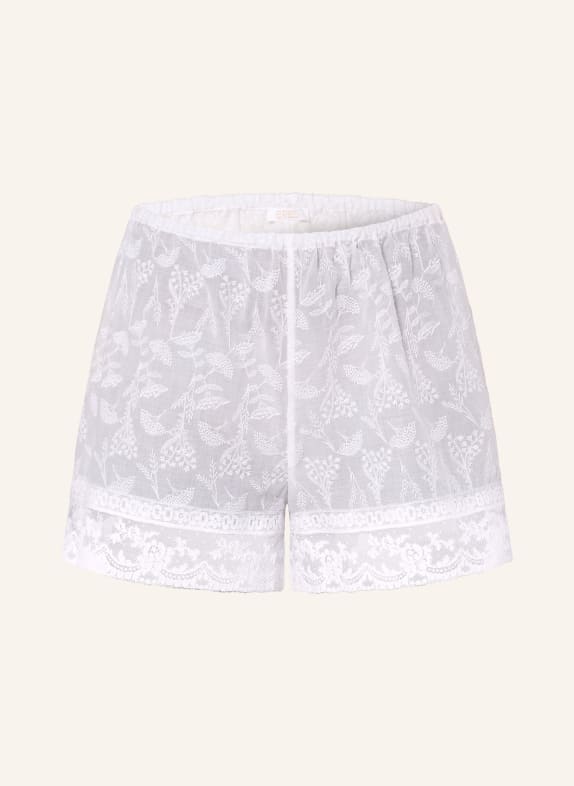 ERES Schlafshorts FLORALIE WEISS