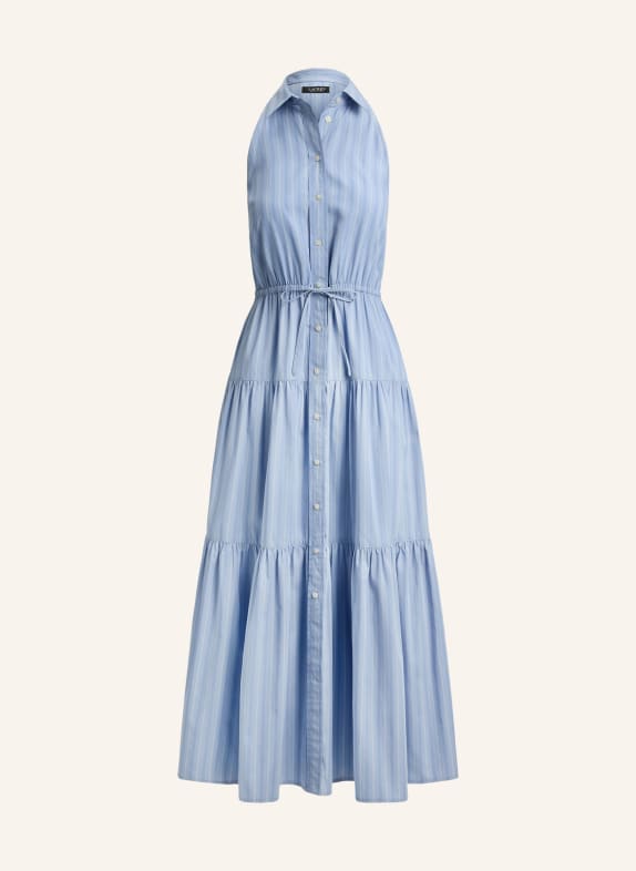 LAUREN RALPH LAUREN Robe chemise BLEU CLAIR / BLANC