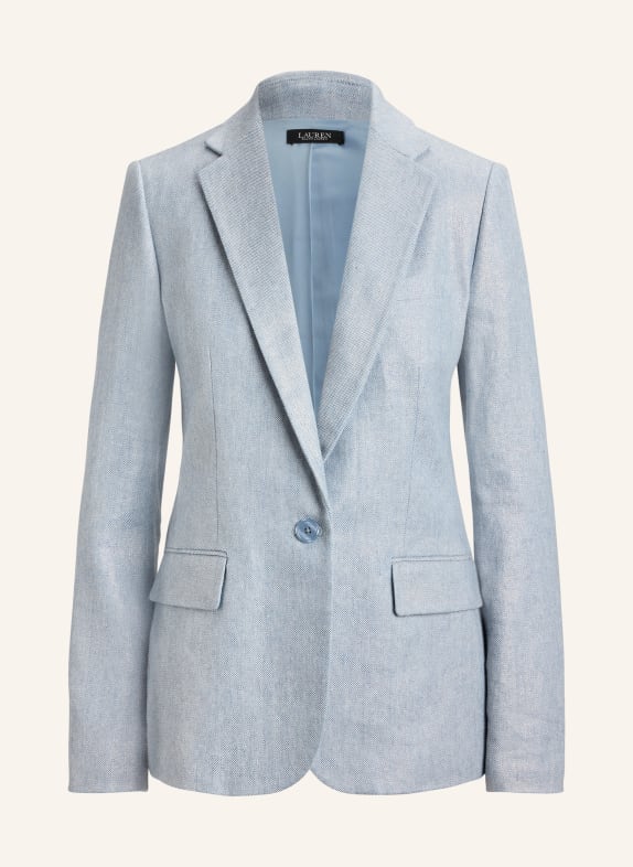 LAUREN RALPH LAUREN Leinenblazer HELLBLAU