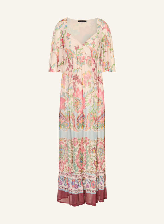 Ana Alcazar Mesh-Kleid BEIGE / ALTROSA / MINT